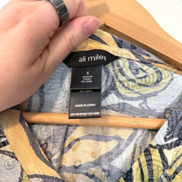 Ali Miles Floral Patterned Blouse Size Small - Picture 4 of 8